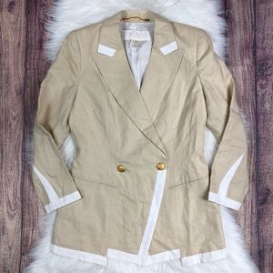 Escada By Margaretha Ley One Button Blazer